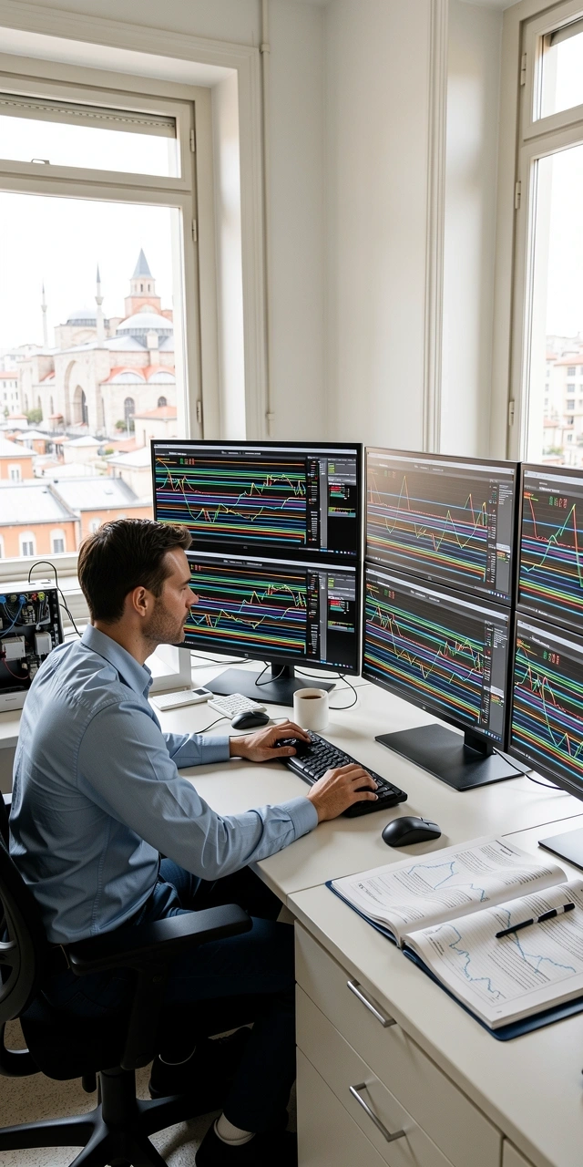 Engineers reviewing telemetry